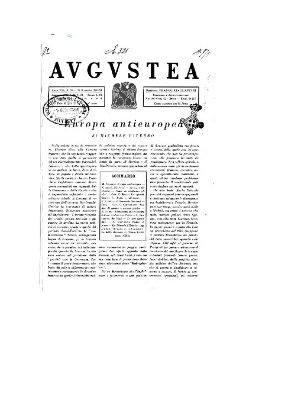 MV (1932), Europa antieuropea (Augustea, a. 8., n. 24, 31 dicembre 1932, p. 742).pdf