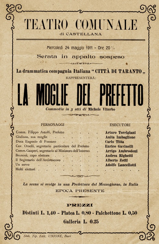(1911) La moglie del Prefetto (Manifesto).jpg