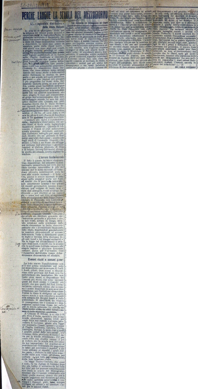 MV (1919), Perchè langue la scuola nel Mezzogiorno (Giornale delle Puglie, 28-29 dicembre 1919).JPG