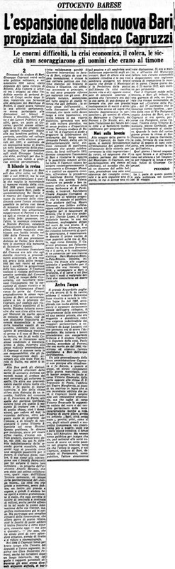VM(1958) L'espansione della nuova Bari propiziata dal Sindaco Capruzzi (La Gazzetta del Mezzogiorno, 30 maggio 1958, p. 6).jpg