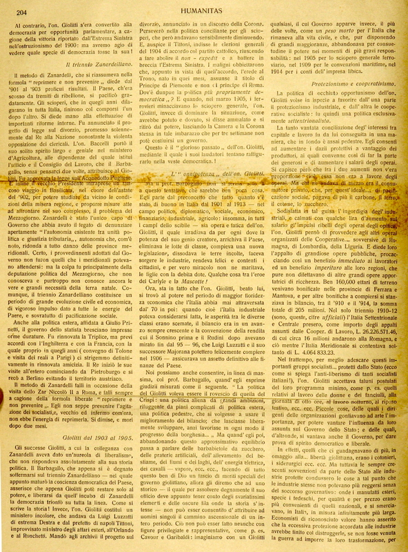 MV (1918), Apologia di Giovanni Giolitti (Risposta polemica al professore Barbagallo). 1, Humanitas, 28-29 gennaio 1919, p. 204.JPG