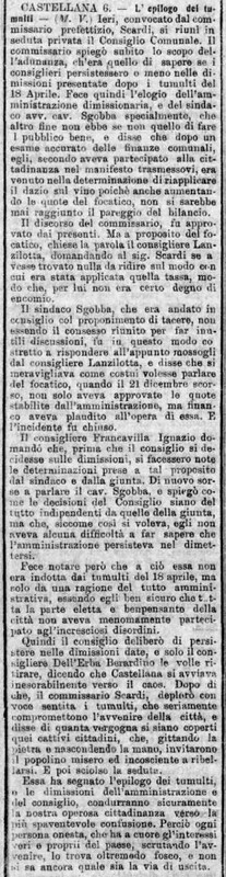 MV (1907), L'epilogo dei tumulti (Corriere delle Puglie, 8 maggio 1907, p. 2).jpg