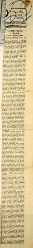 MV (1931), Collaborazione coloniale Italo-Portoghese, Corriere Adriatico, 5 giugno 1931, p. 1-2.JPG