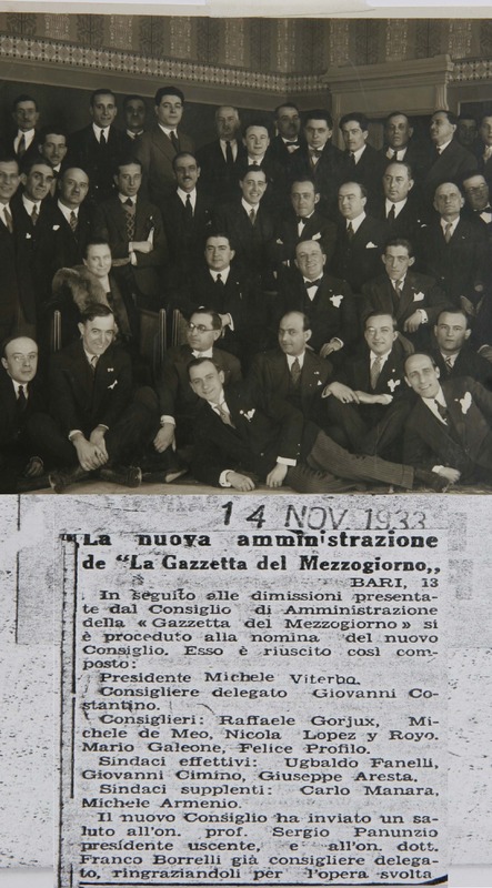 (1933) La nuova amministrazione de La Gazzetta del Mezzogiorno.jpg