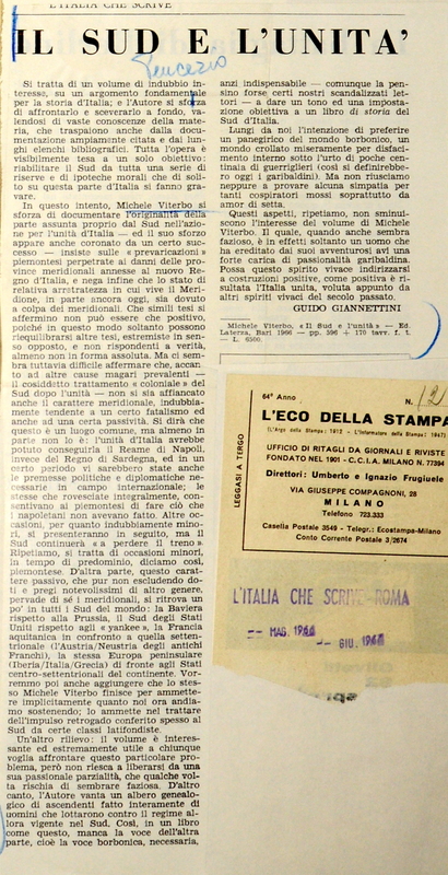 Giannettini Guido (1966) Il Sud e l’Unità (recensione).JPG