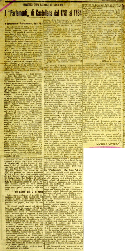 MV (1912), I Parlamentari di Castellana dal 1781 al 1784, 2. Il tumultuoso Parlamento del 1783, CdP, 15 settembre 1912, p. 3.JPG