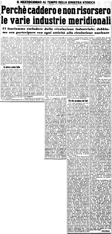 VM(1956) Perché caddero r non risorsero le varie industrie meridionali (La Gazzetta del Mezzogiorno, 18 agosto 1956, p. 3).jpg