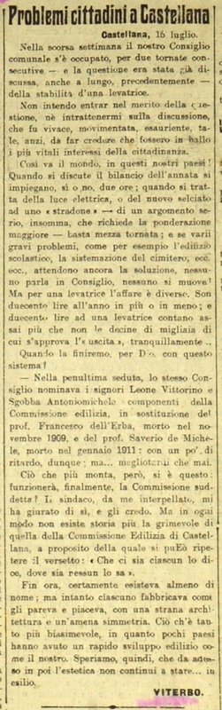 MV (1912) Problemi cittadini a Castellana (Giornale d'Italia - 18 luglio 1912 - p. 4).JPG