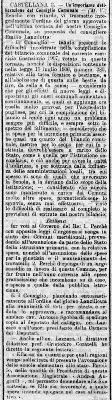 MV (1907), Un'importante deliberazione del Consiglio Comunale (Corriere delle Puglie, 5 aprile 1907, p. 2).jpg