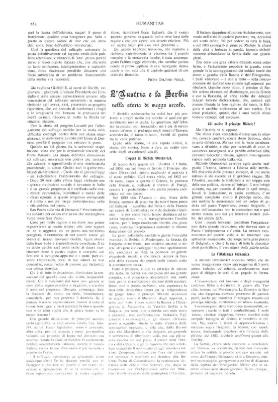 VM(1912), L'Austria e la Serbia nella storia di mezzo secolo (Humanitas, 1 dicembre 1912, p. 284-285).pdf
