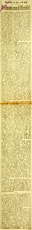 MV (1921), Il riformismo di Bissolati, Socialisti di ieri e di oggi, Corriere delle Puglie, 07 ottobre 1921, p. 1-2.JPG