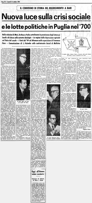Fiore Vittore (1966), Nuova luce sulla crisi sociale e le lotte politiche in Puglia nel '700 (La Gazzetta del Mezzogiorno, 31 ottobre 1966, p. 18).jpg