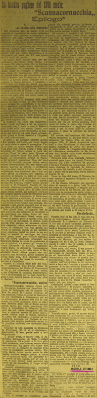 MV (1915), Un bandito pugliese del XVIII secolo %22Scannacornacchia%22, 5.  Epilogo, CdP, 09 maggio 1915.JPG