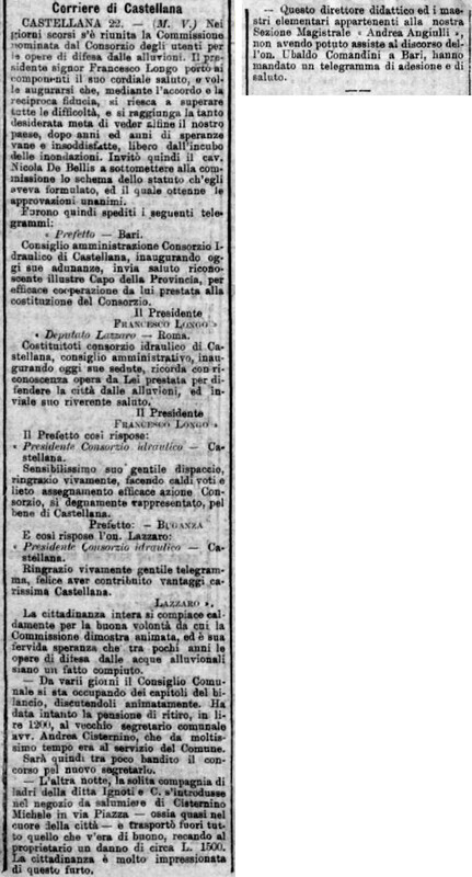MV (1907), [Riunione della Commissione del Consorzio degli utenti per le opere di difesa dalle alluvioni] (Corriere delle Puglie, 24 dicembre 1907, p. 2).jpg