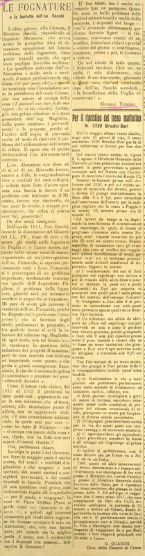 MV (1913) Le fognature e le burlette dell'on. Sacchi (Gazzettino delle Puglie 19-20 marzo 1913, p. 1).JPG