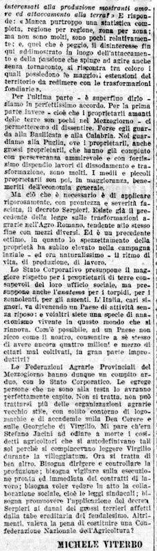 Viterbo Michele (1926) Le trasformazioni fondiarie nel Mezzogiorno (La Gazzetta di Puglia, 1 dicembre 1926, p. 1-2)_2.jpg