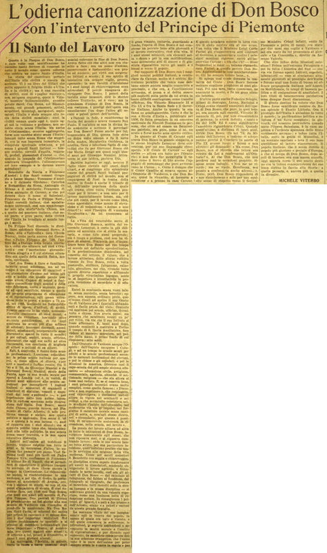 VM (1934), Il Santo del Lavoro, La GdM, 01 aprile 1934.JPG