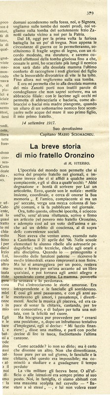 Michele Viterbo (1917) La breve storia di mio fratello Oronzino (Humanitas - 2 dicembre 1917, p. 379-380)_Pagina_1.jpg