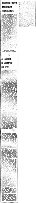VM - Pirro Alfonso (1967), Ad Altamura la Stalingrado del 1799 (La Gazzetta del Mezzogiorno, 13 ottobre 1967, p. 5).jpg