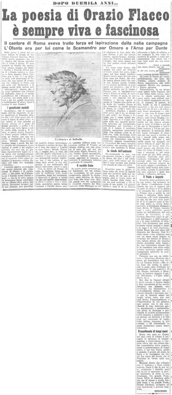 Viterbo Michele (1951) La poesia di Orazio Flacco è sempre viva e fascinosa (La Gazzetta del Mezzogiorno, 6 dicembre 1951, p. 3).jpg