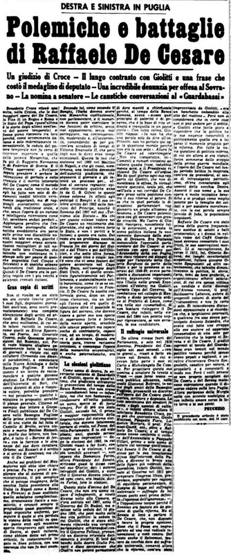 VM(1958) Polemiche e battaglie di Raffaele De Cesare (La Gazzetta del Mezzogiorno, 19 maggio 1958, p. 3).jpg