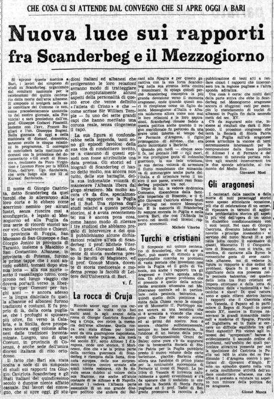 VM (1967), Nuova luce sui rapporti fra Scanderberg e il Mezzogiorno (La Gazzetta del Mezzogiorno, 21 ottobre 1967, p. 3).jpg
