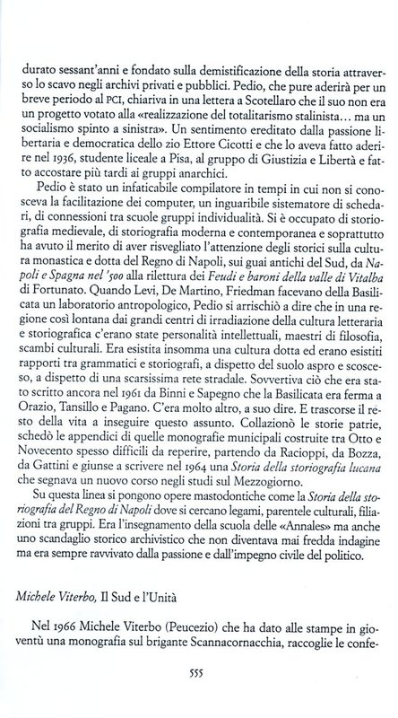Nigro R.(2006) Michele Viterbo, Il Sud e l'Unità (In Giustiziateli sul campo, P. 555).jpg
