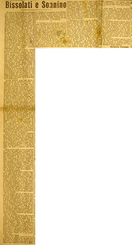 MV (1924), Bissolati e Sonnino, La Gazzetta di Puglia, 06 novembre 1924, p. 1.JPG