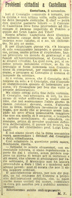MV (1912) Problemi cittadini a Castellana (Giornale d'Italia, p. 5).JPG