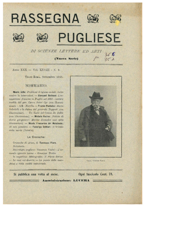 (1913) Per Andrea Angiulli (Rassegna pugliese, A. 30, Vol. 28, n. 9, set. 1913, p. 364).pdf