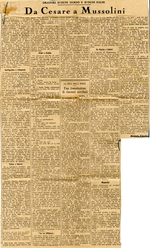 Michele Viterbo (1933) - Da Cesare a Mussolini (Cronaca prealpina - Varese - 31 agosto 1933).jpg