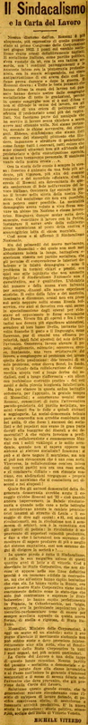 MV (1926), Il sindacalismo e la carta del lavoro, La Gazzetta di Puglia, 8 dicembre 1926, p. 3.JPG