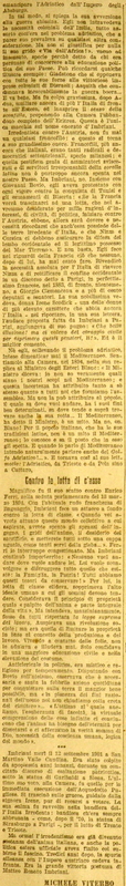 MV (1926), Imbriani, la Puglia, l'Italia, La Gazzetta di Puglia, 11 settembre 1926, p. 2.JPG