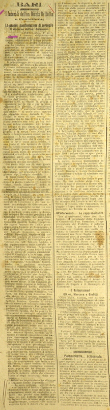 MV (1909) Bari, I funerali dell'on. Nicola De Bellis a Castellana (p. 1).JPG