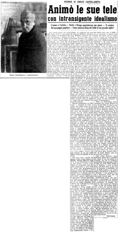 Viterbo Michele (1953) Animò le sue tele con intransigente idealismo (La Gazzetta del Mezzogiorno, 18 dicembre 1953, p. 3).jpg