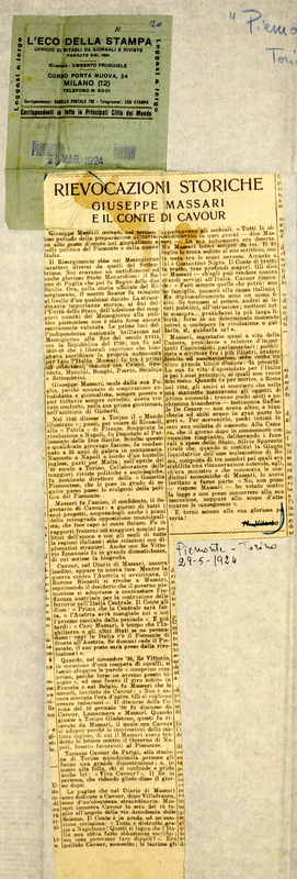 MV (1924), Rievocazioni storiche, Giuseppe Massari e il Conte Cavour, Piemonte (Torino), 29 maggio 1924.JPG