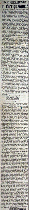 MV (1919), E l'irrigazione, Da un giorno all'altro (Giornale d'Italia, 27 febbraio 1919, p. 2).JPG