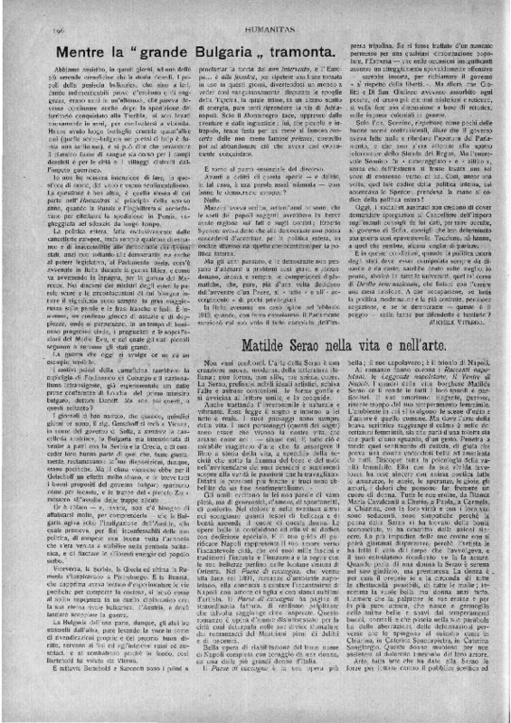 VM(1913), Mentre la grande Bulgaria tramonta (Humanitas, 20 luglio 1913, p. 196).pdf