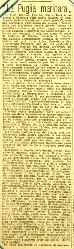 (1924) La Puglia marinara, Il Giornale di Genova, 20 maggio 1924.JPG