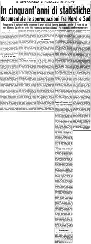 Viterbo Michele (1953) In cinquant'anni di statistiche documentate le sperequazioni fra Nord e Sud (La Gazzetta del Mezzogiorno, 6 ottobre 1953, p. 3).jpg