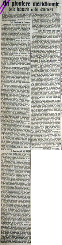 MV (1919), Un pioniere meridionali delle industrie e dei commerci (Giornale d'Italia, 13 maggio 1919, p. 2).JPG