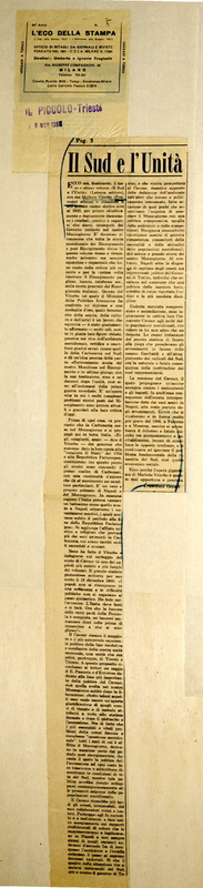 Geraci Francesco (1966) Il Sud e l’Unità (recensione).JPG