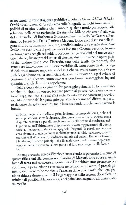 Nigro R.(2006) Michele Viterbo, Il Sud e l'Unità (In Giustiziateli sul campo, p. 556).jpg