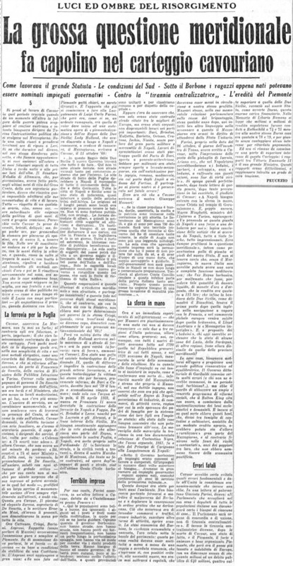 Viterbo Michele (1953) La grossa questione meridionale fa capolino nel carteggio cavouriano (La Gazzetta del Mezzogiorno, 5 febbraio 1953, p. 3).jpg