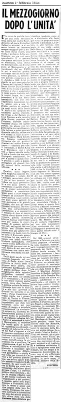 VM(1955) Il Mezzogiorno dopo l'Unità (La Gazzetta del Mezzogiorno, 1 febbraio 1955, p. 3).jpg