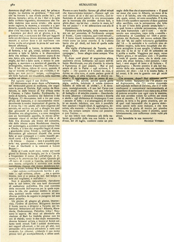 Michele Viterbo (1917) La breve storia di mio fratello Oronzino (Humanitas - 2 dicembre 1917, p. 379-380)_Pagina_2.jpg