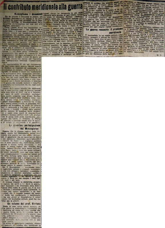 MV(1918) Il contributo meridionale alla guerra (Corriere delle Puglie, 6 settembre 1918).JPG