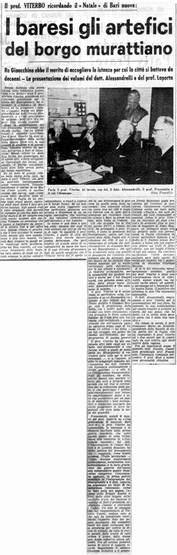 (1969), I baresi gli artefici del borgo murattiano (La Gazzetta del Mezzogiorno, 26 aprile 1969, p. 6).jpg