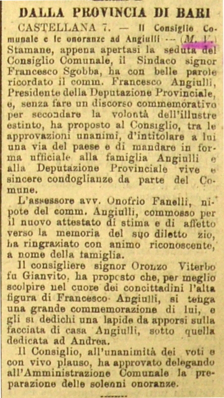 MV (1908) Dalla provincia di Bari, Castellana (p. 1).JPG