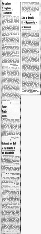VM (1967), Briganti nel Sud e Ferdinando 4. ad Alberobello (La Gazzetta del Mezzogiorno, 22 settembre 1967, p. 5).jpg